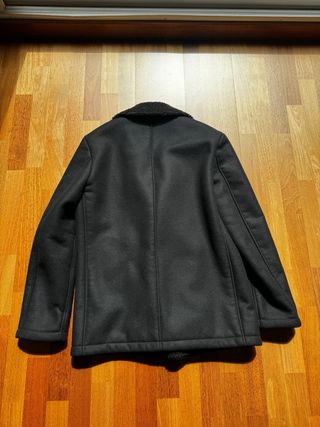 Abrigo Hugo Boss Negro Doble Botonadura