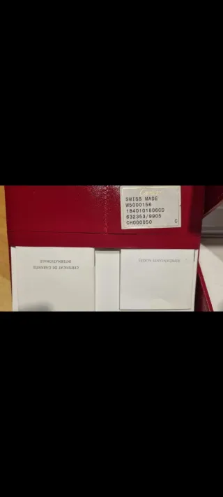 Orologio Cartier Uomo Argento Bianco