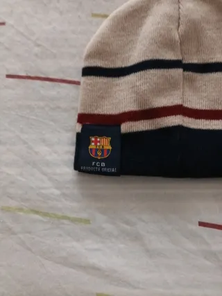 Gorra FC Barcelona Beige Multicolor