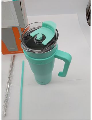 Autsel 1200ML Taza de viaje Botella agua con asa T