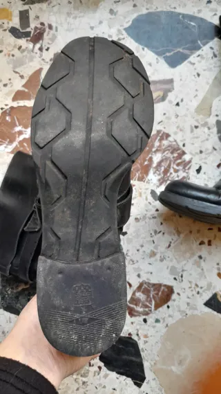 Stivali in pelle n.36 neri