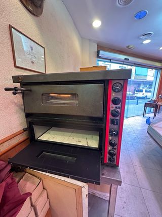 Horno Eléctrico Pizzería con Piedra