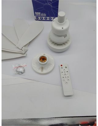 BuzzoXerex Ventilador Techo con Luz y Mando a Dist