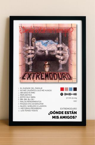 Cuadro Extremoduro ¿Dónde Están Mis Amigos?