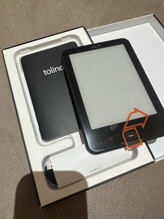 Tolino Vision 2 E-reader Nero Nuovo