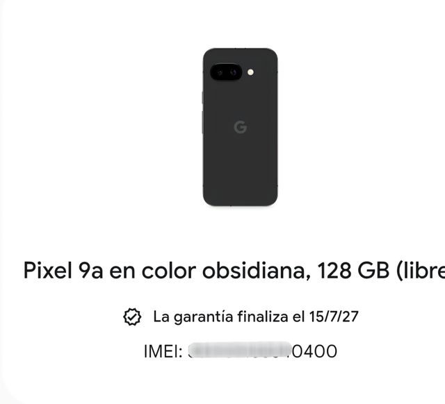 IMPOLUTO Google Pixel 9A 128GB