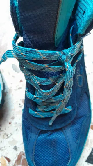 Scarponcini Timberland Blu/Beige Tg 36