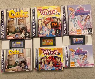Lotto 3 giochi GBA: Catz, Witch, Sky Dancers