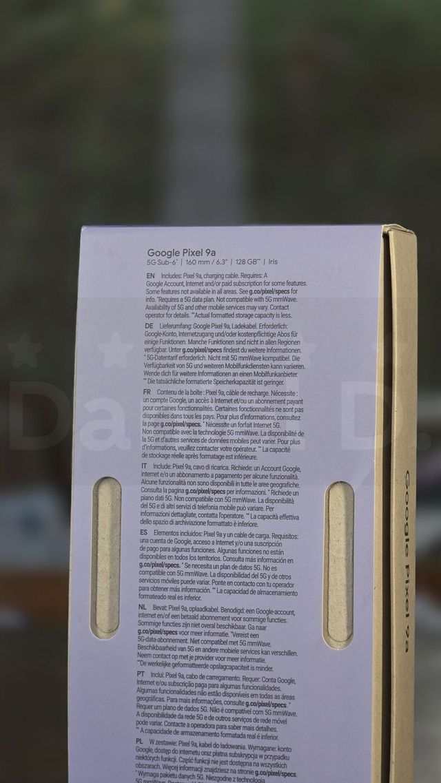 GARANTÍA Google Pixel 9a Lila 128GB