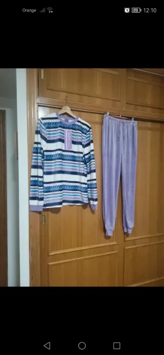 Pijama invierno mujer talla M