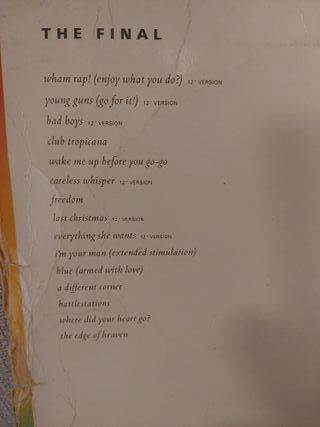 Vinilo Doble LP Wham! The Final