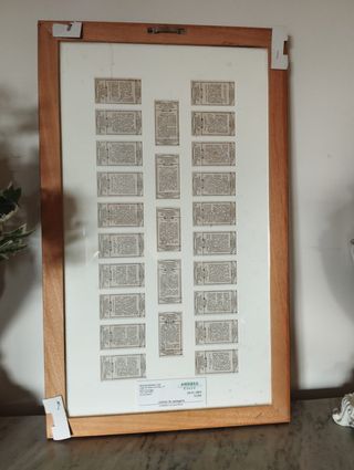 Quadro Grandes Pinturas a Óleo - Cartões Cigarros