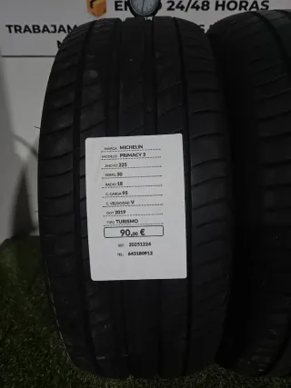225 50 18 95V MICHELIN PRIMACY 3