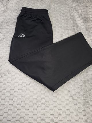 Pantalón Chándal Kappa Negro Talla L Vintage