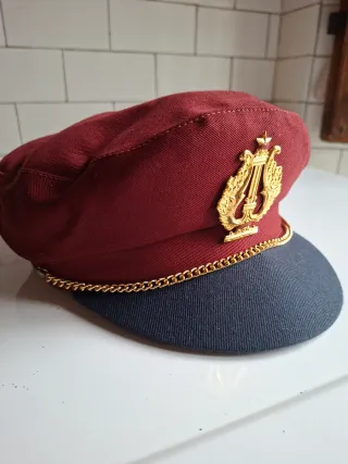 Cappello banda tg.58 blu/rosso