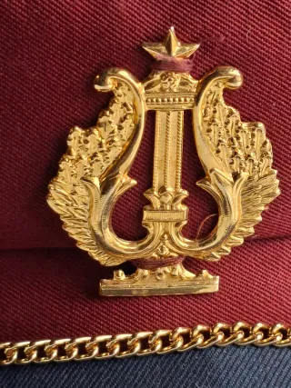 Cappello banda tg.58 blu/rosso