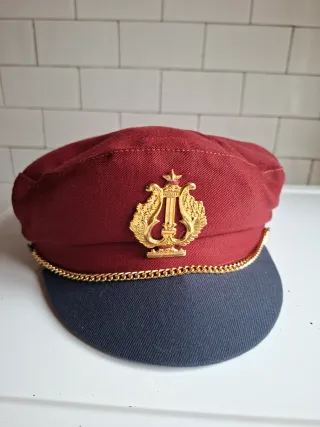 Cappello banda tg.58 blu/rosso