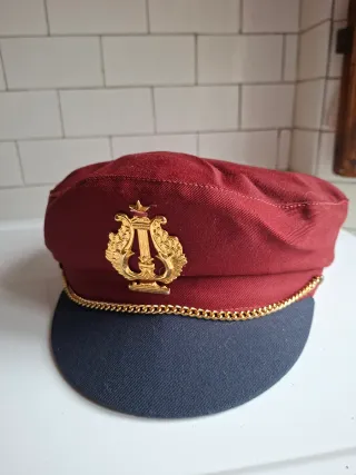 Cappello banda tg.58 blu/rosso