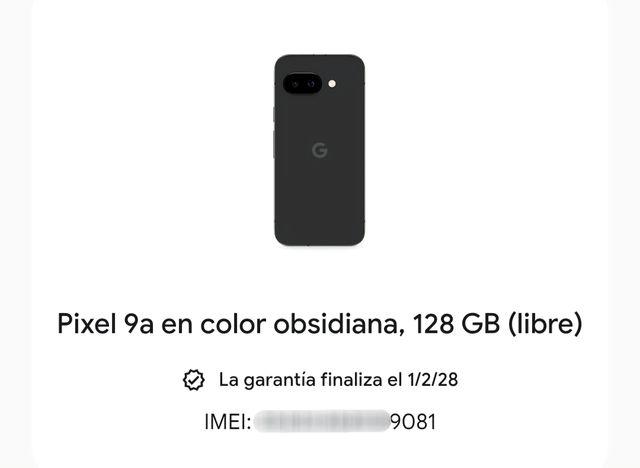 PRECINTADO Google Pixel 9A 128GB