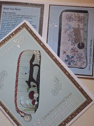 2 patrones aplicaciones y bordado Lynette Anderson