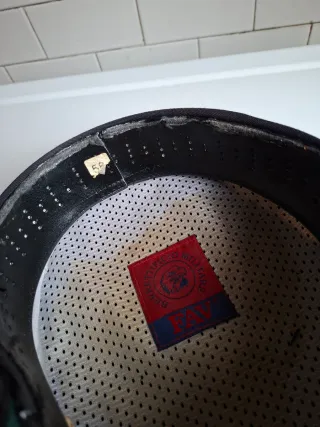 Cappello banda tg. 58 blu con fregio oro