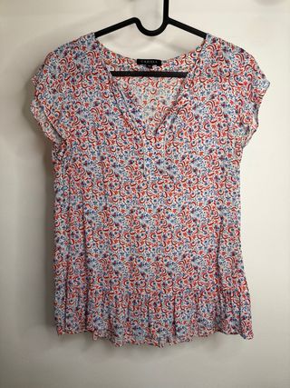 Lote 2 blusas estampadas CAROLL talla 36