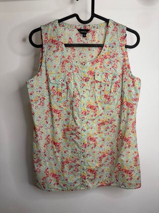 Lote 2 blusas estampadas CAROLL talla 36