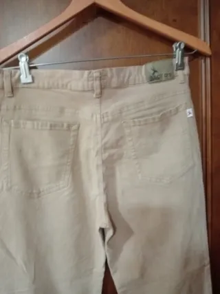Pantalón beige mujer talla 44
