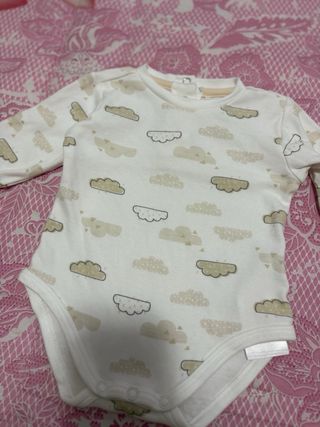 Body bimbo manica lunga nuvole