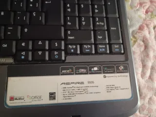 Ordenador portátil Acer negro