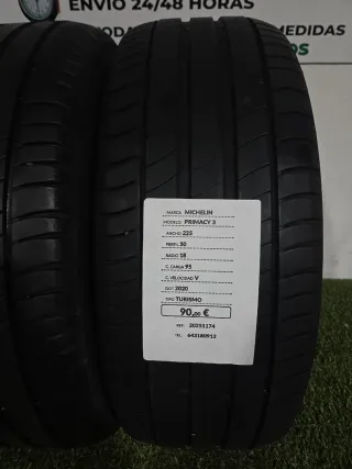 225 50 18 95V MICHELIN PRIMACY 3
