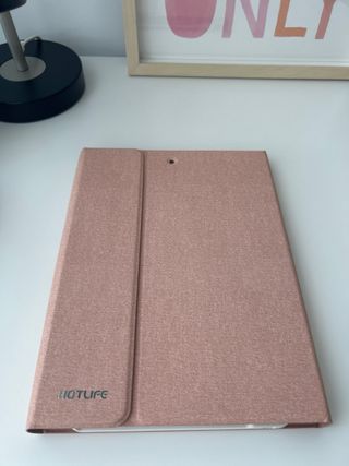 Funda iPad 9.7' con Teclado Bluetooth color rosa