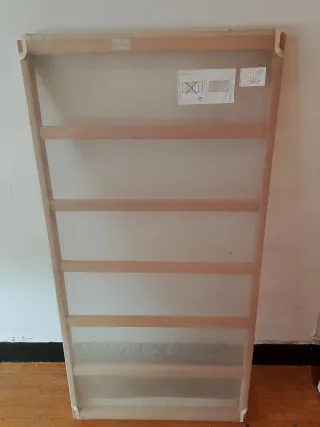 Cuna blanca para bebé con colchón