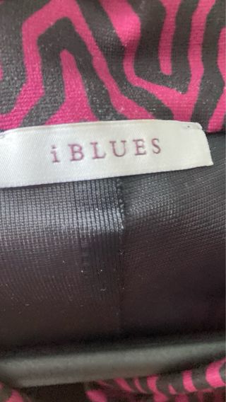 Abito tubino fucsia e nero