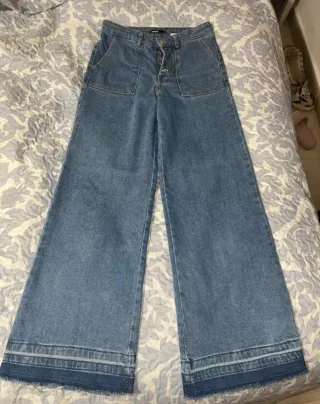 Pantalón vaquero azul mujer NOON