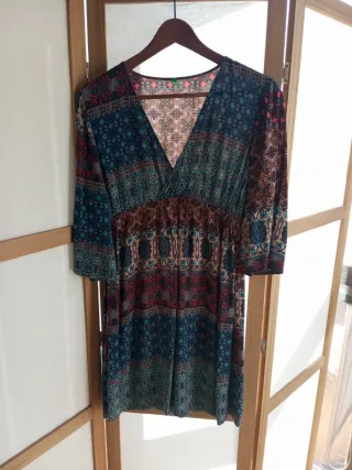 Vestido estampado Benetton