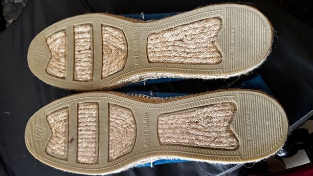 Alpargatas de hombre azules