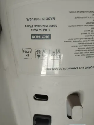 Silla infantil Btwin para bicicleta