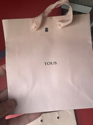 Bolsas de regalo Tous (rosa y gris)