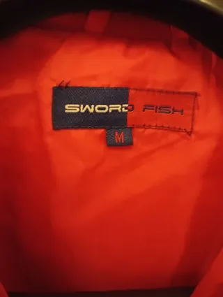 Abrigo acolchado Swordfish rojo