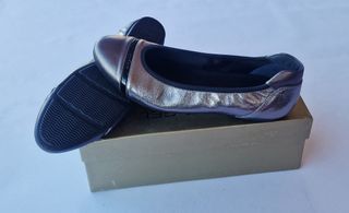 Ballerine Hogan color argento (39.5)