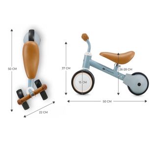 Bicicleta de Equilibrio Kinderkraft Cutie 3 en 1