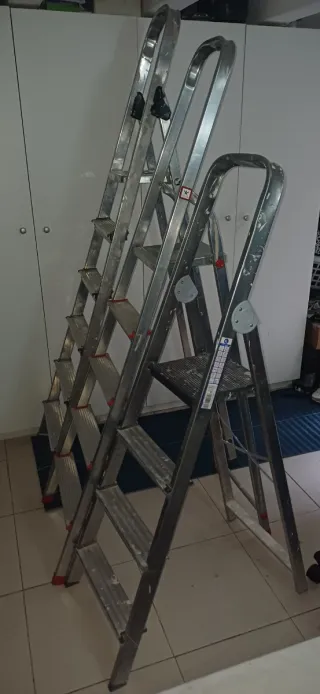 Lote 3 Escaleras Aluminio