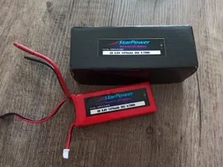 Batería LiFe 6.6V 1470mAh 20C StarPower