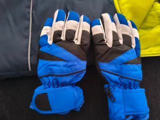 Pantalón y guantes de esquí niño 7-8 años