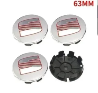 TAPAS BUJE CENTRO RUEDA LLANTA SEAT 63MM 1P0601165