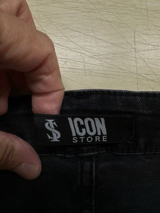 Pantalón vaquero negro ICON