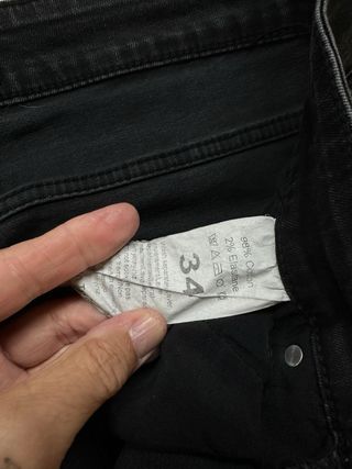 Pantalón vaquero negro ICON