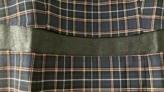 Tubino a quadri con maniche corte