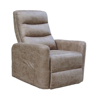 Sillón Elevador Gris Piel Sintética